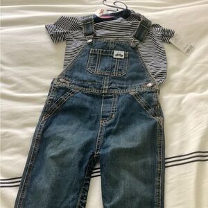 Toddler overall and top set